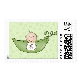 Pea in the Pod postage stamps stamp
