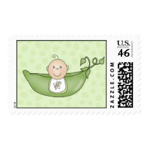 Pea in the Pod postage stamps