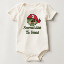 Pea Pirate Baby Organic t-shirts by BabyKidsTeesGifts Pea Pirate Baby Organic t-shirts
