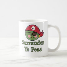 Pea Pirate Funny Cup Coffee Mug