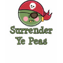 Pea Pirate Kid Ringer T shirt