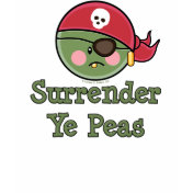 Pea Pirate Kid Ringer T shirt