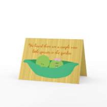 Pea Pod Pals New Twin Babies Congratulations Card