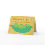 Pea Pod Pals Triplet Babies Congratulations Card