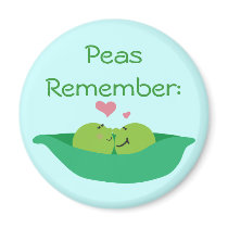 Pea Pod Sweetheart Magnet