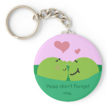 Pea Pod Sweethearts Keychain