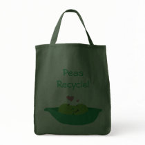 Pea Pod Sweethearts Peas Recycle! Bag by Liley_Photo_N_Design Pea Pod Sweethearts Peas Recycle! Bag