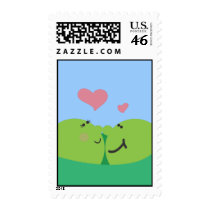 Pea Pod Sweethearts Postage postage by Liley_Photo_N_Design Pea Pod Sweethearts Postage postage
