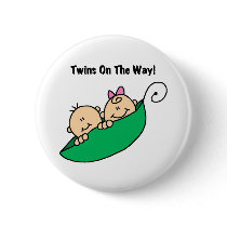 Pea Pod Twins on the Way buttons by maternity Pea Pod Twins on the Way buttons