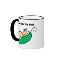 Pea Pod Twins on the Way Mug