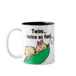 Pea Pod Twins Twice as Fun mugs