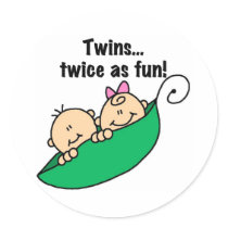 Pea Pod Twins Twice as Fun stickers by familymembers Pea Pod Twins Twice as Fun stickers