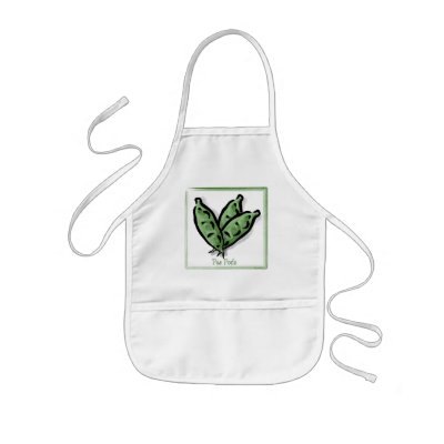 Pea Pods Apron by elledeegee