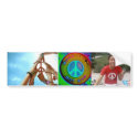 PEAAACEEEE bumper stickers