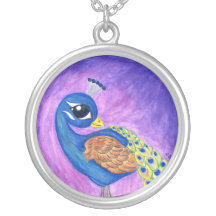 Peabody the Peacock Necklace