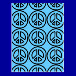 peace801 PEACE SYMBOL SIGN CAUSES MOTIVATIONAL DRA postcards