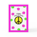Peace 18th Birthday Cards by KathyHenis Peace 18th Birthday Cards