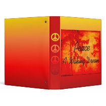 Peace A Waking Dream binders by orsobear Peace A Waking Dream binders