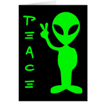 Peace Alien cards by silhouette_emporium Peace Alien cards