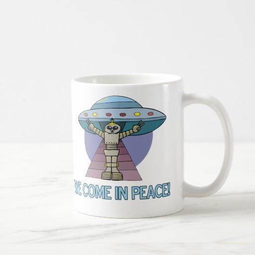 Peace Alien Coffee Mugs