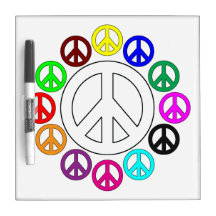 peace all around dry erase boards