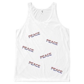 Peace All-Over Print Tank Top