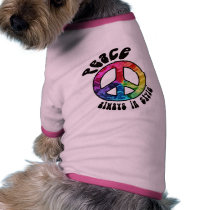 Peace: Always in Style Dog T-Shirt