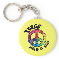 Peace: Always in Style Keychain