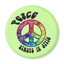 Peace: Always in Style Magnets