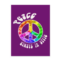 Peace: Always in Style Postcard