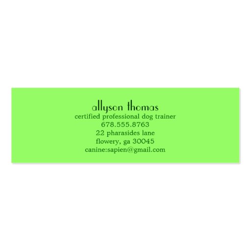 Peace among friends business card template (back side)