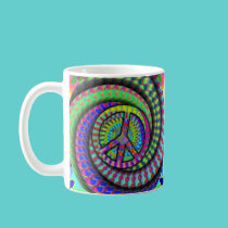 Peace and Flutterby Coffee Cup mugs