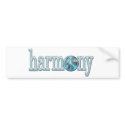 peace and harmony bumper stickers by Curious_Dreams peace and harmony bumper stickers