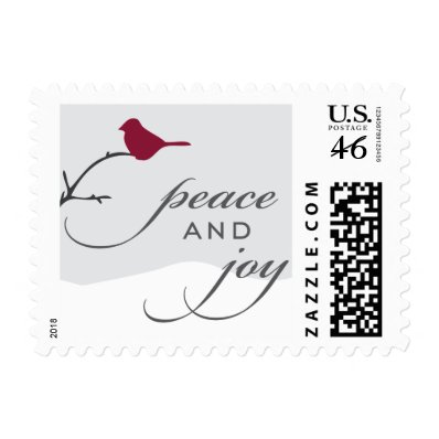 Peace and Joy Holiday Postage