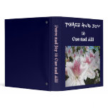 Peace and Joy to One and All! binder Azalea Flower