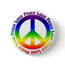 Peace and Love all around buttons