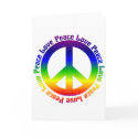 Peace and Love all around cards by Groovynet Peace and Love all around cards
