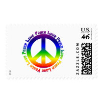 Peace and Love all around Stamp