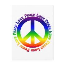Peace and Love all around Postcard
