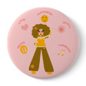 Peace and Love Button
