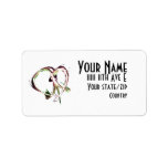 Peace and Love Custom Address Label