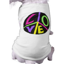 Peace and Love pet clothing