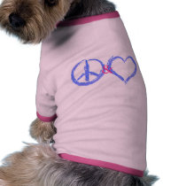 Peace and Love pet clothing by XanARu Peace and Love pet clothing