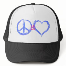 Peace and Love Hats