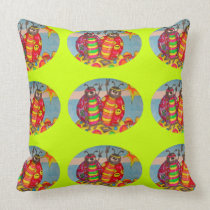 Peace and Love Hippie Lady Bugs Pillows