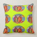 Peace and Love Hippie Lady Bugs pillows