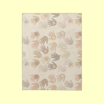 PEACE AND LOVE IN HANDS notepads
