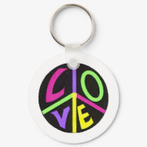 Peace and Love keychains