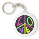 Peace and Love keychains