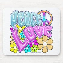 Peace And Love Mousepads